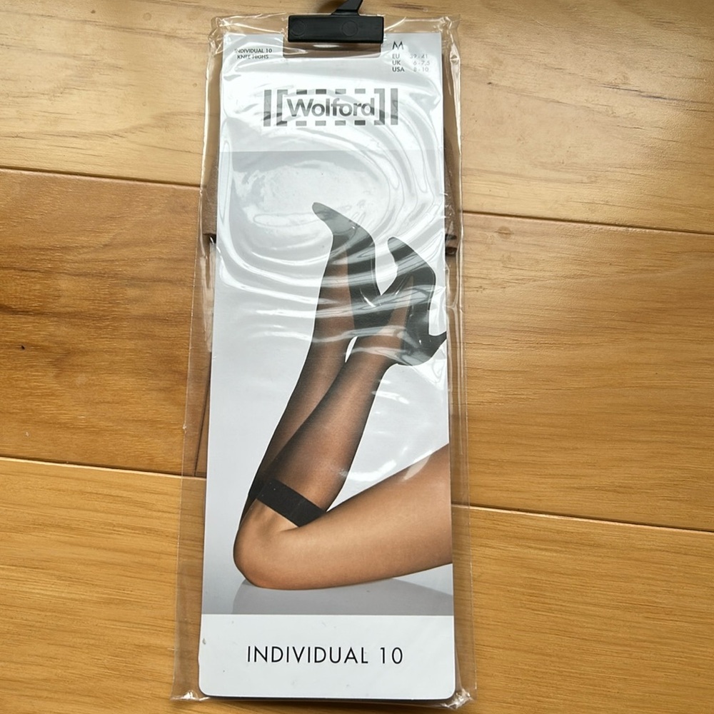 Wolford individual 10 knee highs M color cosmetic